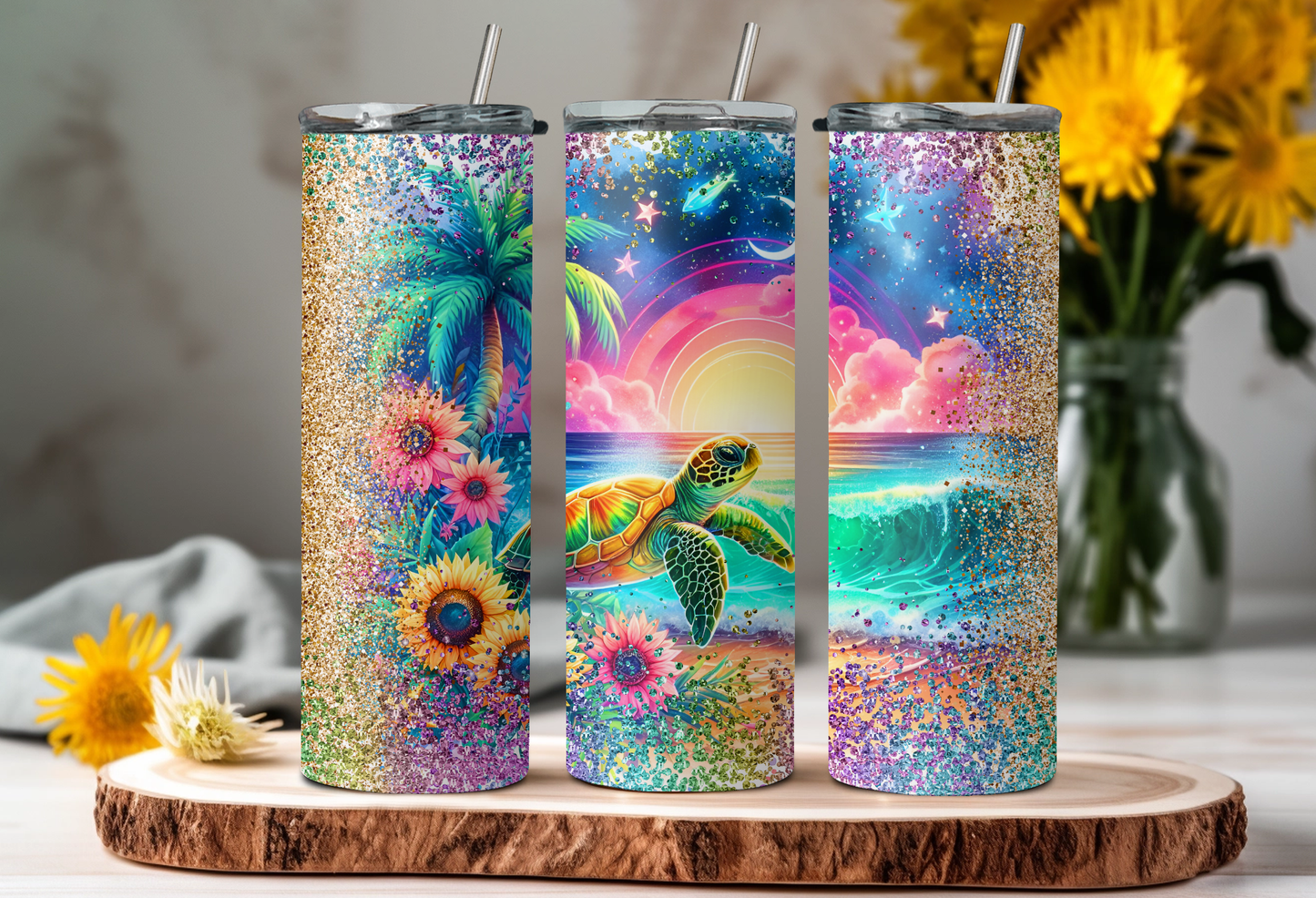 Sublimatie bekers exotische dieren