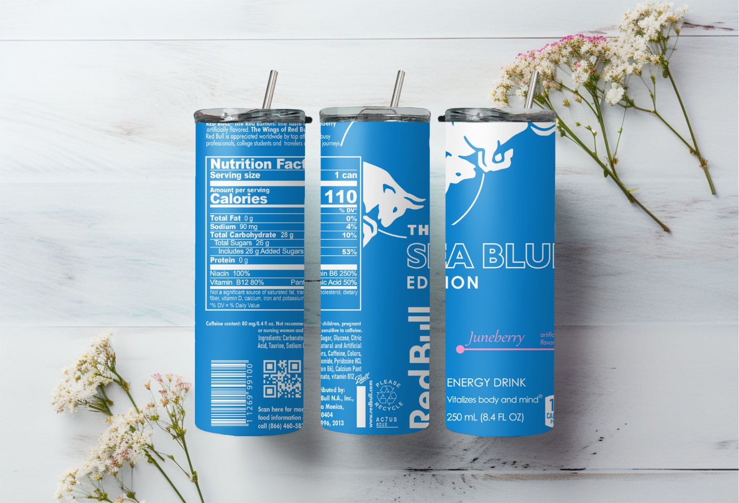 Sublimatie bekers redbull