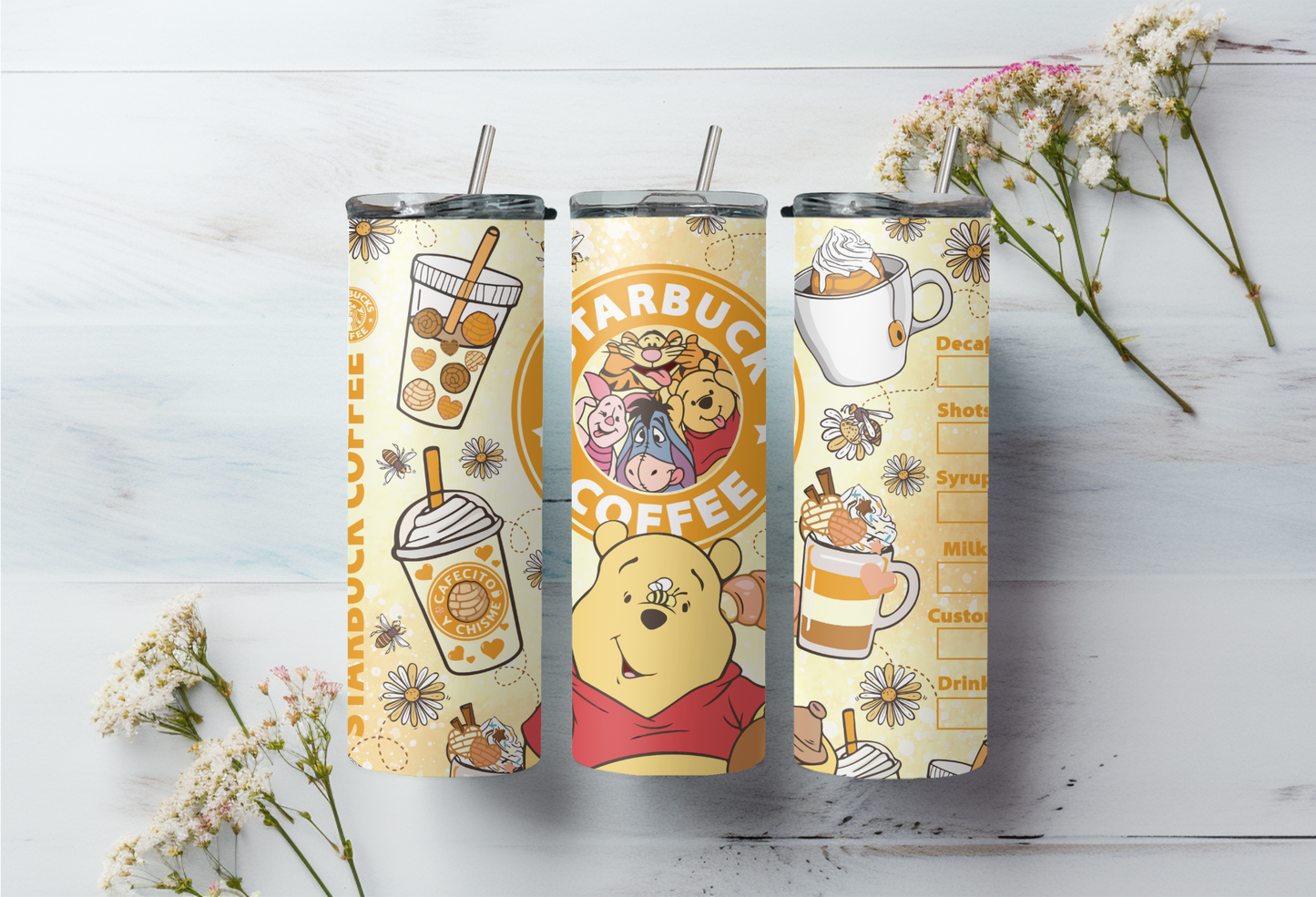 Sublimatie bekers winnie the phoo