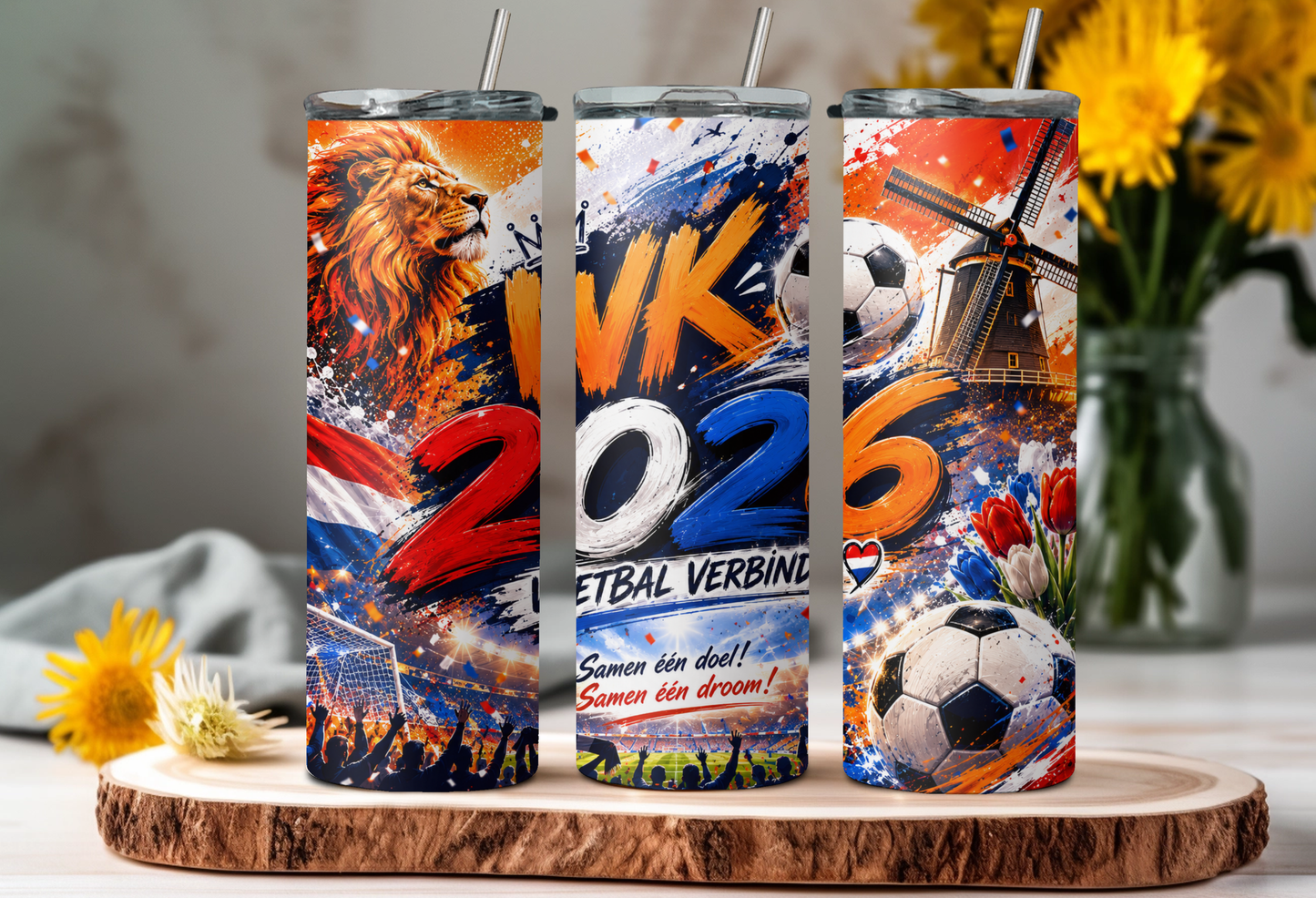 Sublimatie bekers voetbal