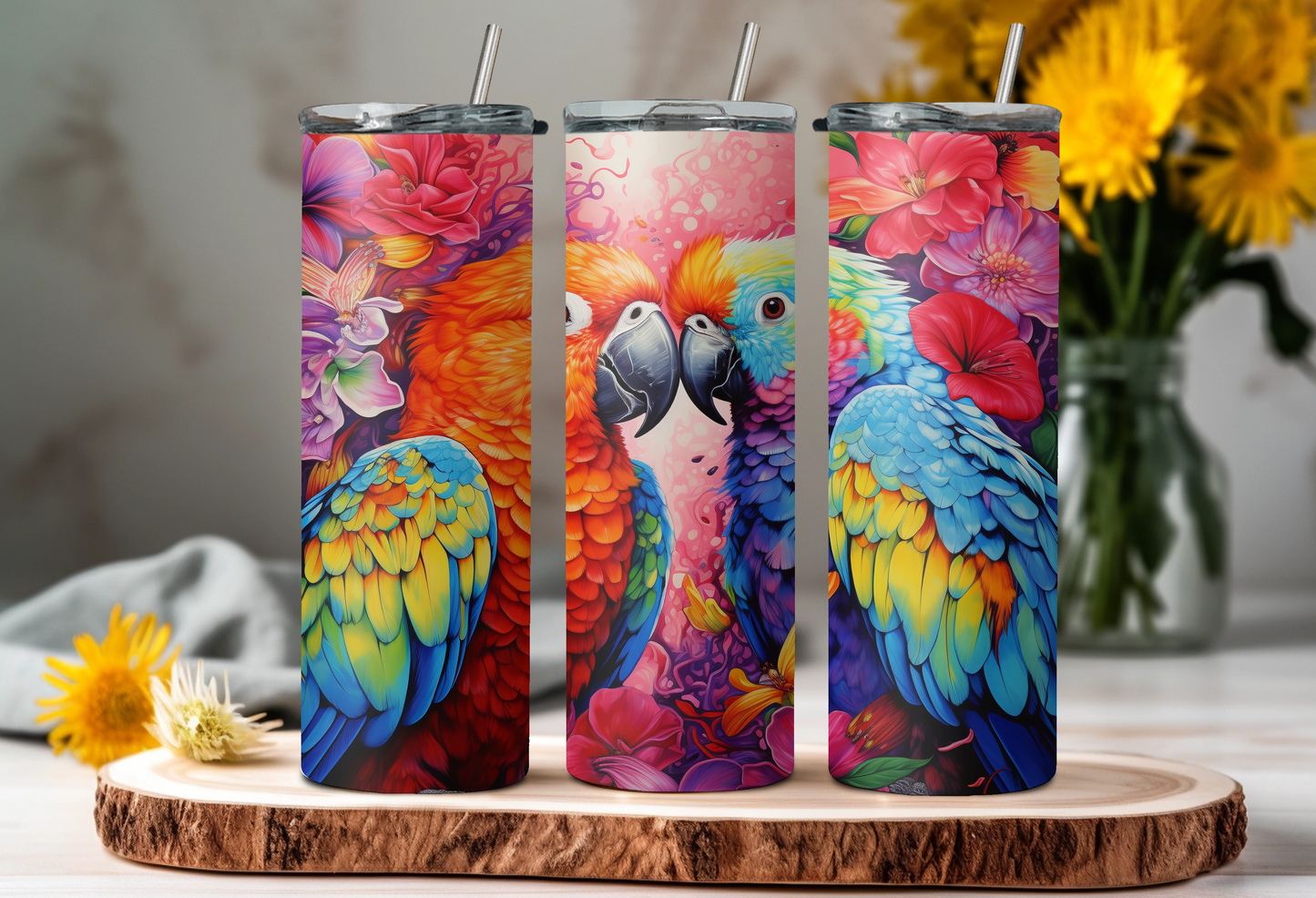 Sublimatie bekers exotische dieren