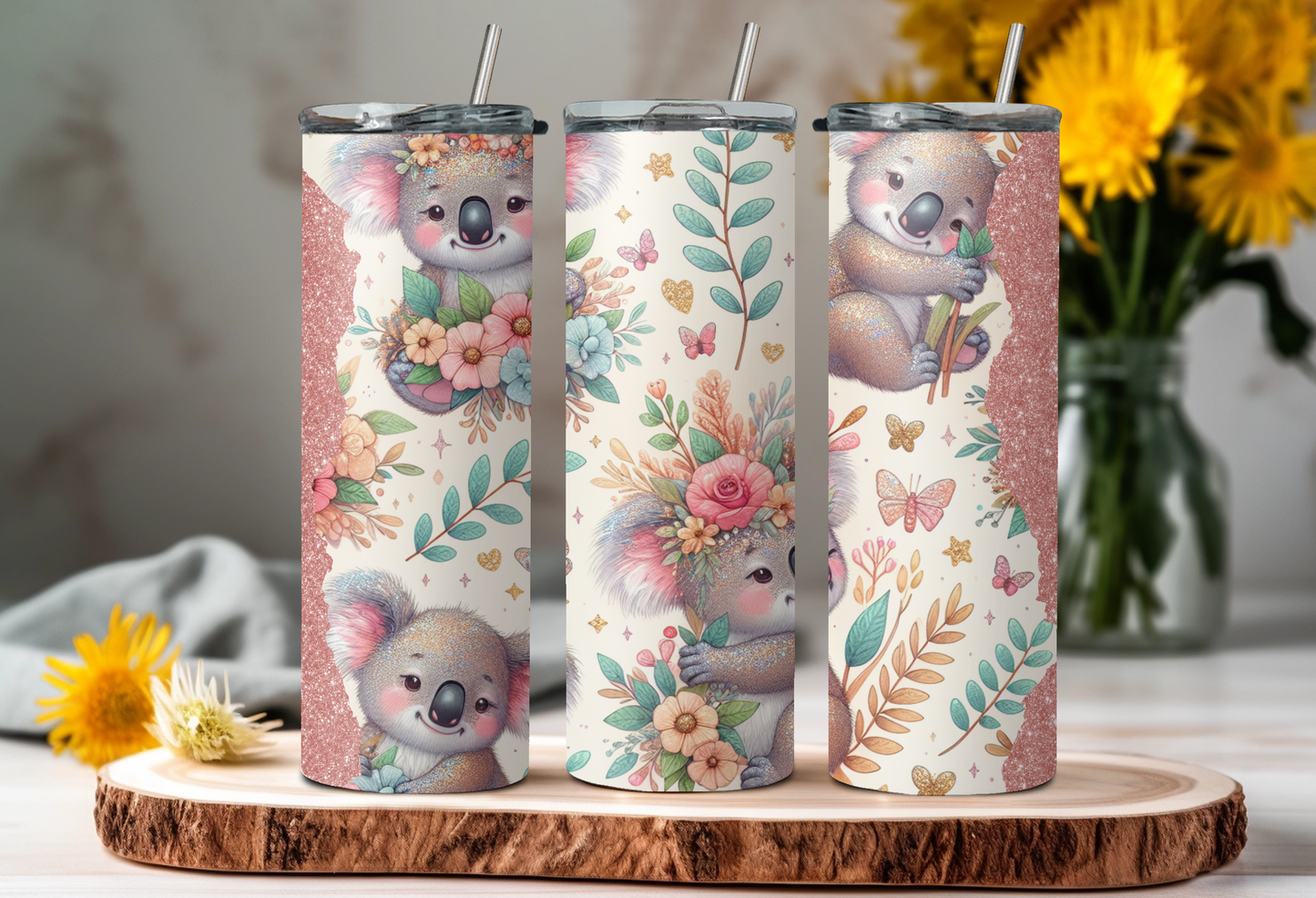 Sublimatie bekers exotische dieren