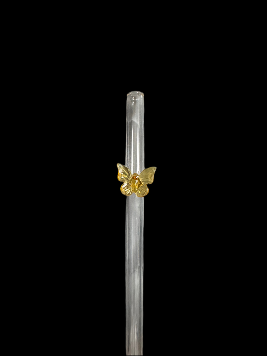 Rietjes glas vlinders klein