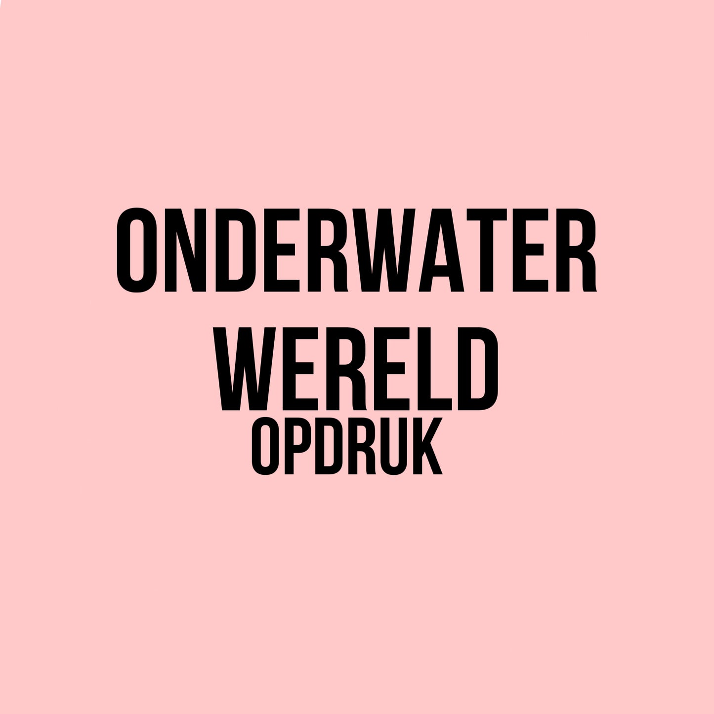 ONDERWATER WERELD