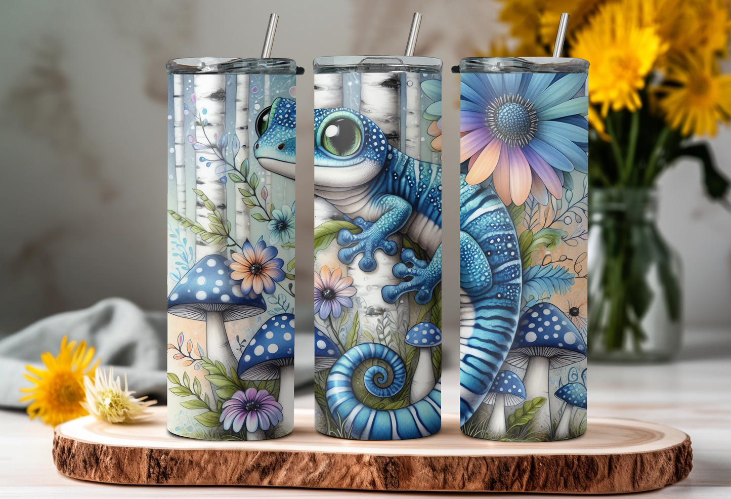 Sublimatie bekers exotische dieren