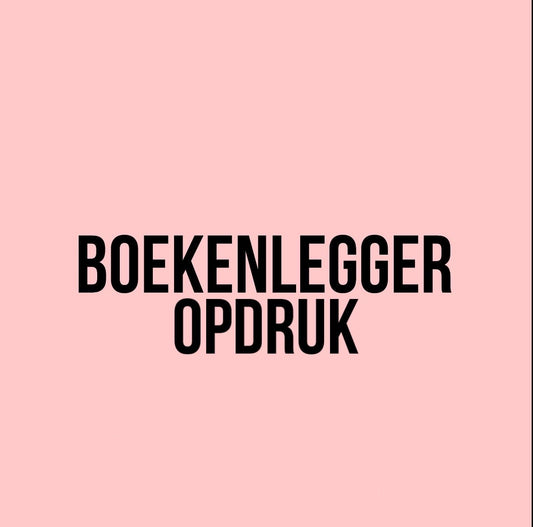 Boekenlegger opdruk