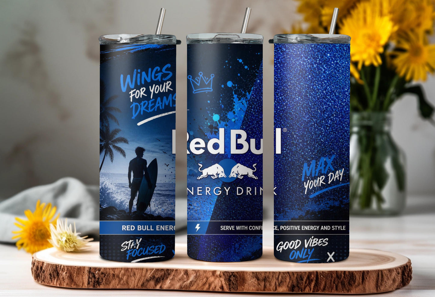 Sublimatie bekers redbull