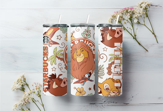 Sublimatie bekers lionking