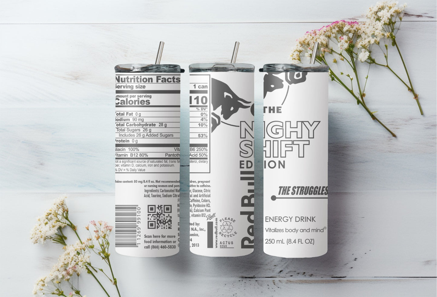 Sublimatie bekers redbull