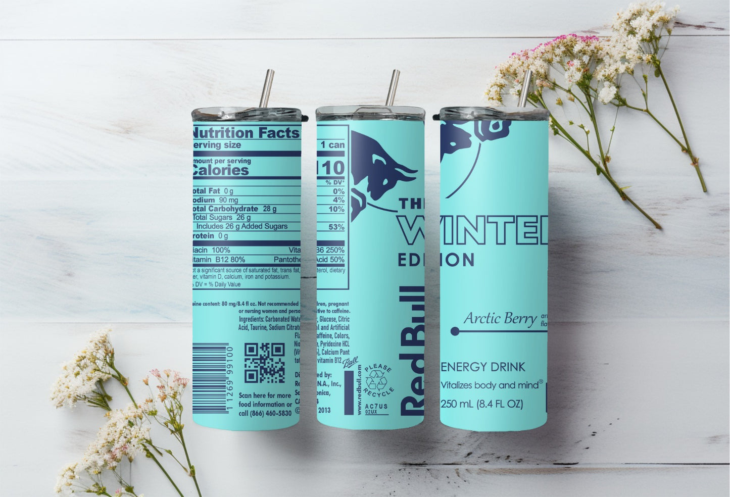 Sublimatie bekers redbull