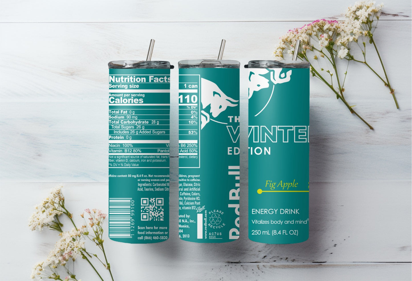 Sublimatie bekers redbull