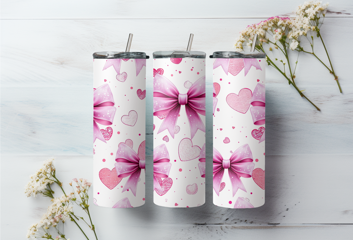 Sublimatie bekers strikjes