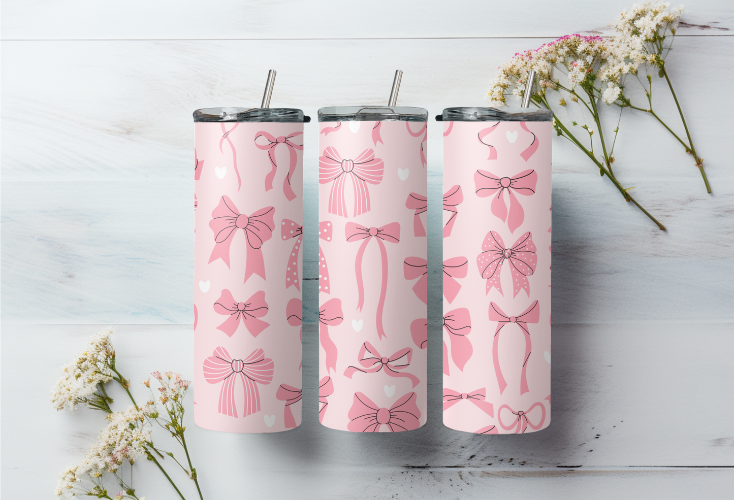 Sublimatie bekers strikjes