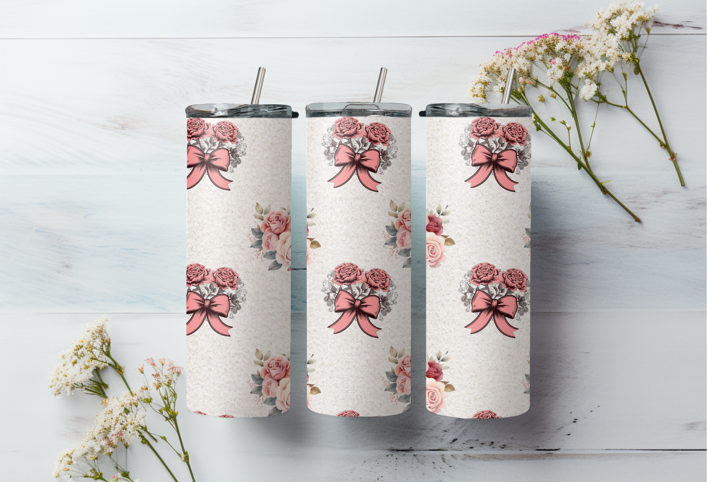 Sublimatie bekers strikjes