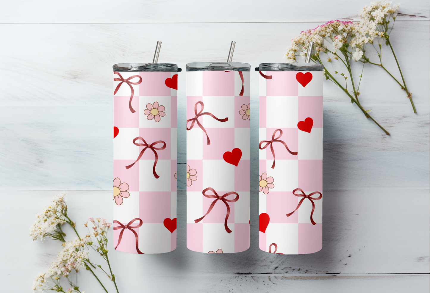 Sublimatie bekers strikjes