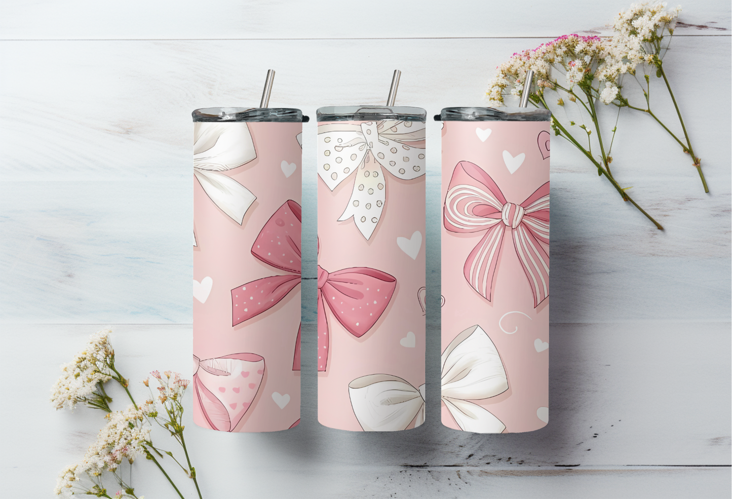 Sublimatie bekers strikjes