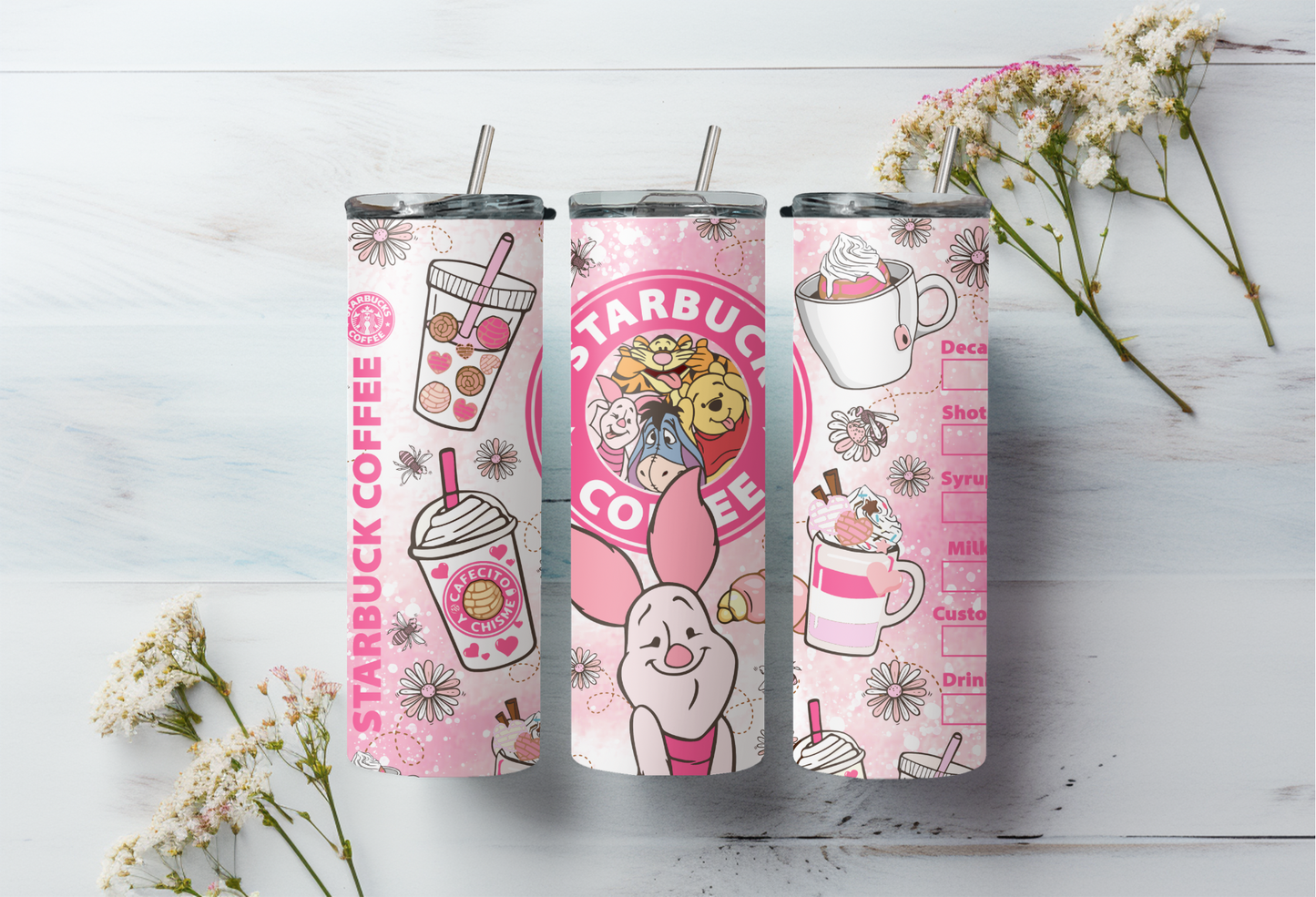 Sublimatie bekers winnie the phoo