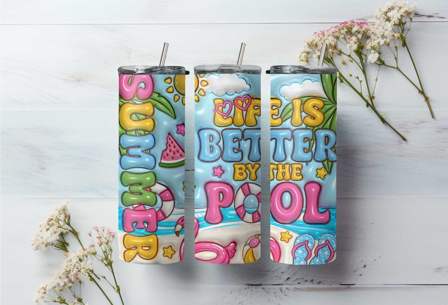 Sublimatie bekers Zomer