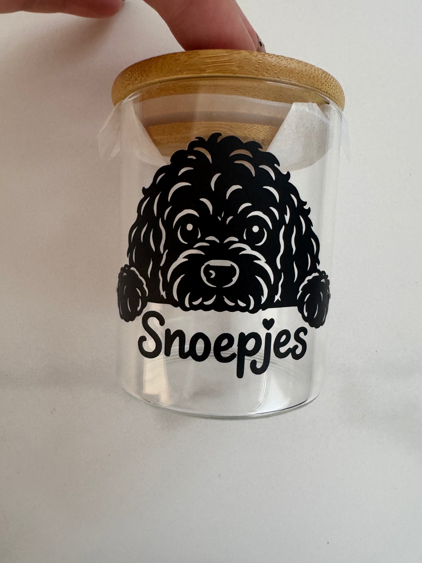 Gepersonaliseerd bamboe potje